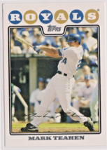 Mark Teahen Kansas City Royals Outfield 2008 Topps Card # 210 Near Mint + - $1.62