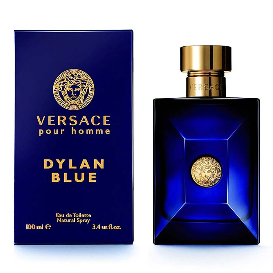 Versace Pour Homme Dylan Blue 3.4 Oz Perfume EDT For Men With Free Shipping - £72.14 GBP