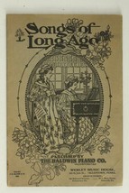 Vintage Paper Advertising BALDWIN PIANO Songs of Long Ago 1905 Music Booklet - £10.13 GBP
