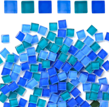 Bigotters 170Pcs Bulk Mosaic Tiles, 140G Colors Glass Pieces Assorted Co... - £8.44 GBP