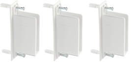 Wall Bracket 4.25&quot; H Metal White, Rubbermaid 3D68-LW-WHT (3-Pack) - $442.69 MXN