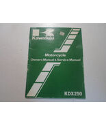1982 Kawasaki KDX250 Owners Manual &amp; Service manual FACTORY OEM BOOK 82 ... - €12,87 EUR