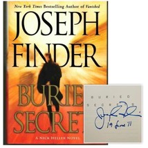 Buried Secrets by Joseph Finder SIGNED 1st Edition 2011 Hard Cover - Dust Cover - £16.59 GBP