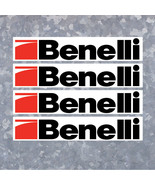 4x 1&quot;x5&quot; Benelli Decals  - Stickers Decals Vinyl Shotgun Logo Firearms H... - $111.95 MXN