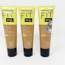 3 - Maybelline Fit Me Tinted Moisturizer For All Skin Types 1oz./30ml Co... - £15.76 GBP
