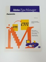 Adobe Type Manager Software for Panasonic Floppy Disks Vintage Sealed  - $15.15