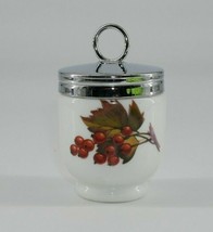 Vintage Royal Worcester Egg Coddler - Plum Currant &amp; Lavinia Berries - £11.87 GBP