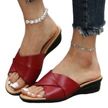 Women&#39;s Red Comfort Sandals Size 8.5 - £29.54 GBP