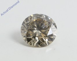 Round Loose Diamond (0.9 Ct,Natural Fancy Champagne Color,SI2 Clarity) IGL  - £744.80 GBP