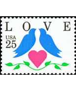 1990 25c Love, Doves Scott 2440 Mint F/VF NH - $0.99