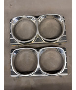 1967 Chevy Impala Belair Biscayne Headlight Bezels Buckets Trim Molding ... - $111.27