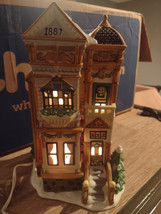 Vintage Santa&#39;s Workbench Collection Victorian Series Porcelain House 2001 made - £31.97 GBP