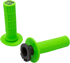 TORC1 MX Defy Lock On Grips 4 Stroke Green 3750-0802 - £22.32 GBP