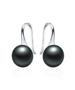 New Hot selling stud earrings for women white black real Natural pearl j... - $12.59