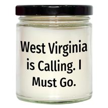 West Virginia Calling, 9oz Vanilla Soy Candle Gifts, Perfect for Christmas - £19.41 GBP