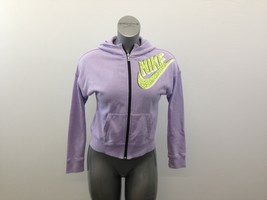 Nike Hoodie Girls XL Purple Long Sleeve Full Zip Hooded Jacket - $7.92