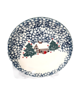 Tienshan Cabin in the Snow Folk Craft Dinner Plates Holiday Christmas 10... - £4.49 GBP