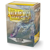 Classic Clear 100ct Dragon Shield Sleeves Standard Size 10% OFF 2+ - £18.37 GBP