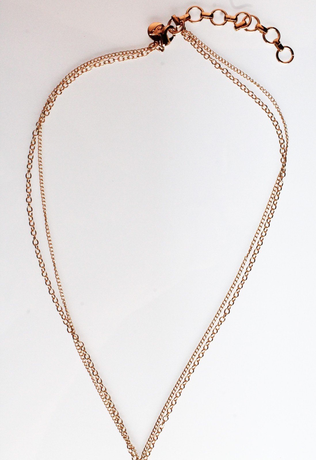 Cohesive Jewels Long Gold Plated Simulated Crystal & Pearl Channel Y Necklace Item image 4
