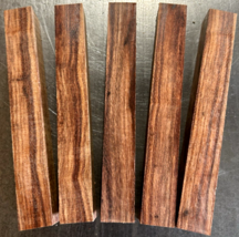 FIVE (5) PIECES BEAUTIFUL KILN DRIED GRANADILLO PEN LATHE BLANKS 6&quot; X 3/... - $334.29 MXN
