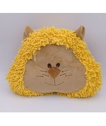 Stephan Baby Yellow Nubby Lion Head Soft Sensory Plush Pillow 10&quot; - $21.84 CAD