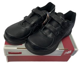 NEW Women New Balance 557 Walking Shoes Sneaker DLS-2 Black Strap Closur... - $30.37