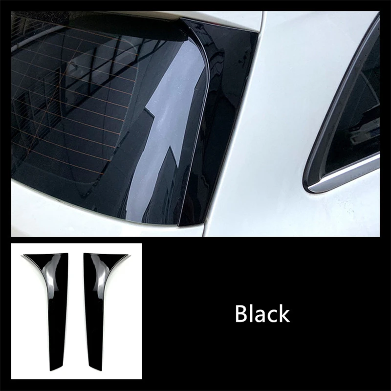 Black Car Flank Tail Spoiler Decoration Cover Trim For  Benz B Cl W246 B180 200  - £109.12 GBP