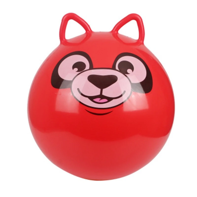 1PC 18Inch Cat Ear Inflatable Jumping Ball Kids Hopper Bouncing Ball Toys with - £15.55 GBP