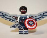 Red Falcon Captain America The Avengers Marvel Custom Minifigure From US - £4.71 GBP