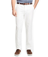 Brooks Brothers Mens White Clark Garment-Dyed Cotton Pants, 33W x 32L 53... - £71.00 GBP