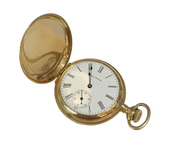 American Waltham Watch&co. Antique Yellow Gold Pocket Watch  - $2,700.00