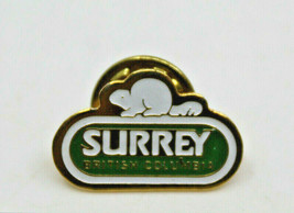 City of Surrey British Columbia BC Canada Logo Collectible Pin Pinback B... - £9.66 GBP