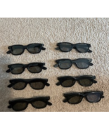 3D Real Glasses Black Adult Size (Lot of 8) - £11.54 GBP