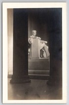 Abraham Lincoln Memorial Though the Pillars c1930s RPPC Postcard D22 - £7.67 GBP