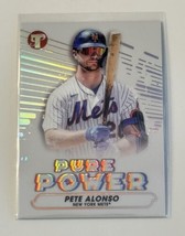 2022 Topps Pristine Pure Power Pete Alonso Refractor Topps Card PP-7 MLB NY Mets - £4.63 GBP
