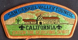 Vintage Scout San Gabriel Council Sew-On/Iron-On Patch – Gently Used – VGC - £4.75 GBP