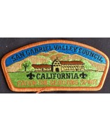 Vintage Scout San Gabriel Council Sew-On/Iron-On Patch – Gently Used – VGC - £4.63 GBP