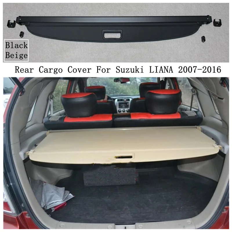 Rear Cargo Cover For Suzuki LIANA 2007-2016 Privacy Trunk Screen Security Shield - $143.40