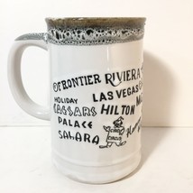 Las Vegas Hotel Strip Mug Stein Flamingo  Sands Circus Palms Souvenir VTG Japan - £11.77 GBP