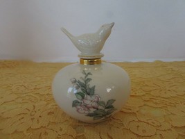 Lenox China Serenade Perfume Bottle With Bird Stopper - £11.06 GBP