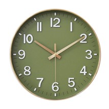 Wall Clocks Battery Operated,12 Inch Silent Non Ticking Modern Wall Clock For Li - £31.96 GBP
