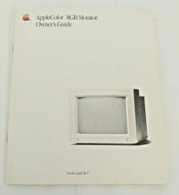 Applecolor RGB Monitor Owner&#39;s Guide For Apple IIGS - $15.88