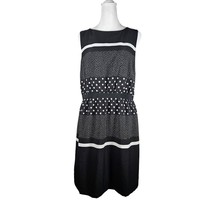 Ann Taylor LOFT Women&#39;s Black and White Tank Dress Size Medium - £18.34 GBP