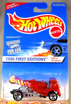 1996 Vintage Hot Wheels #375 First Editions 10/12 DOGFIGHTER Red Gray-Frame w5Sp - £8.22 GBP