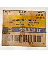 Square D, AC Control Relay, 55625,  Class 8501, Type CO-2  24V - $26.49 CAD