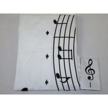 Mens AXXESS Musician Singer Cotton Shirt Turkey Musical Notes 724-27 White Black image 5