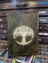 Tree of life grimoire -  size A4 - refillable - double book of shadows in genuin - £159.29 GBP