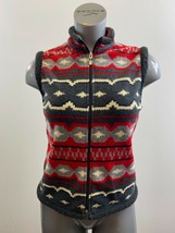 Alia Sport Women&#39;s Full Zip Fleece Vest Size Small Mock Neck Polyester R... - £10.89 GBP