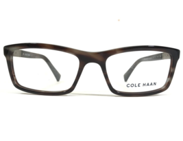 Cole Haan Eyeglasses Frames CH4025 020 SMOKE BROWN HORN Rectangular 55-18-140 - £74.57 GBP