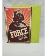 Hallmark Shoebox Darth Vader Congratulations Greeting Card With Envelope... - €7,55 EUR